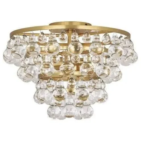 Track lighting with colored glass accentsBling Flushmount