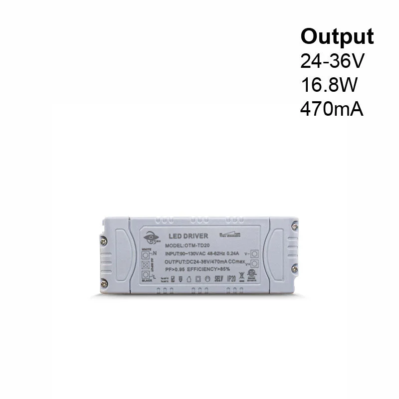 OTTIMA OTM-TD20 Constant Current LED Driver, 470mA 24-36V 16.8W