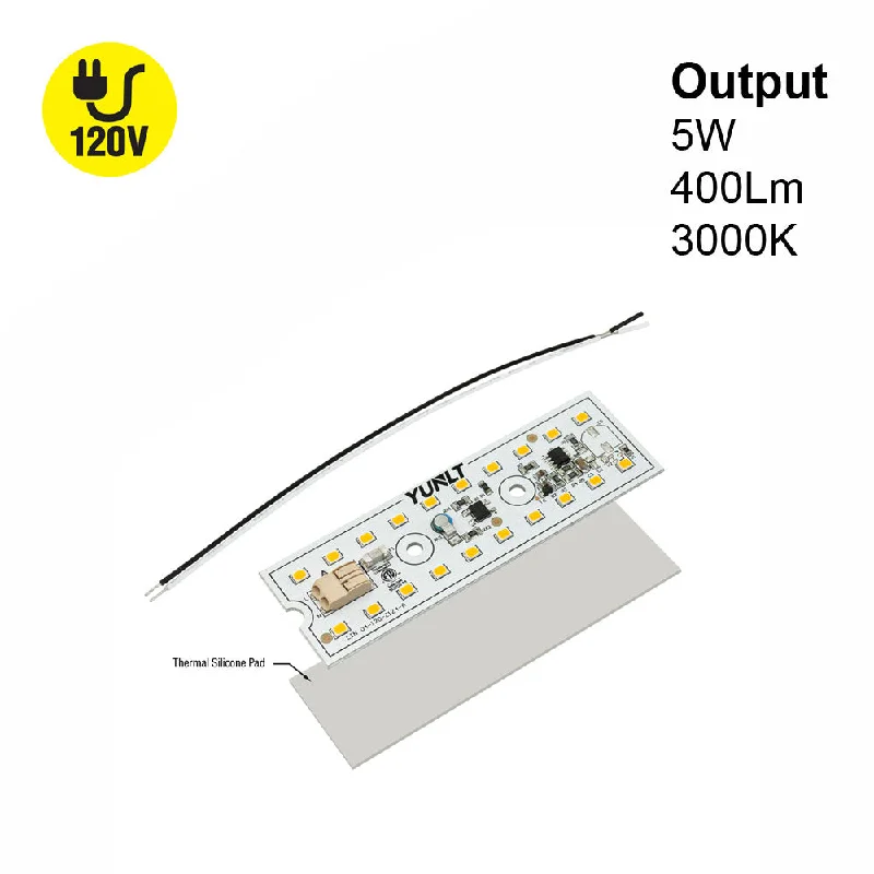 4 inch Linear ZEGA LED Module LIN 04-005W-930-120-S1-Z1A, 120V 5W 3000K(Warm White)