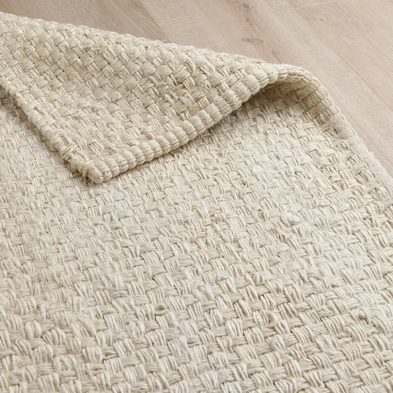 Moor Hand Woven Jute Rug - Cream