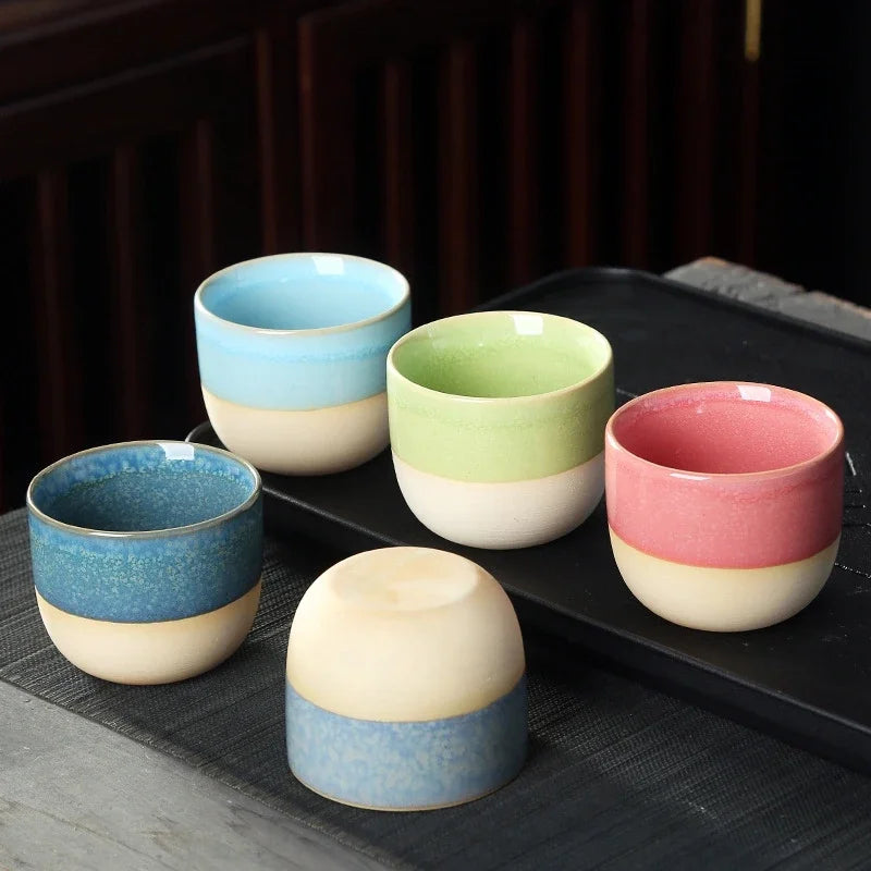 Paint Drip Ceramic Tea Cup