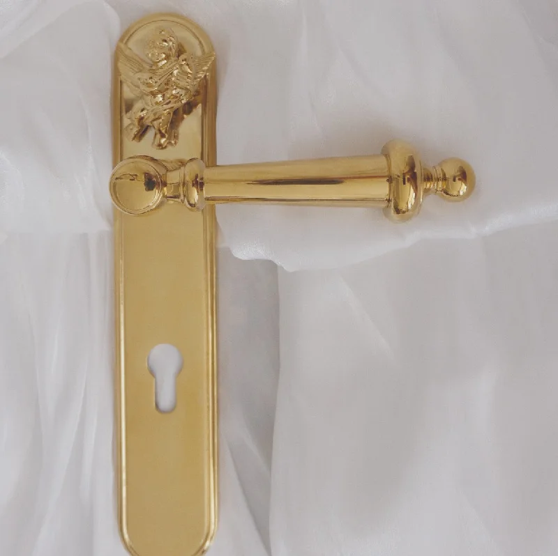 KAWA angel vintage brass door locks