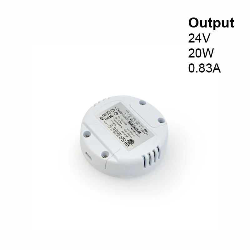 OTM-TD20-24 0-10V Dimmable Constant Voltage  LED Driver, 24V 0.83A 20W