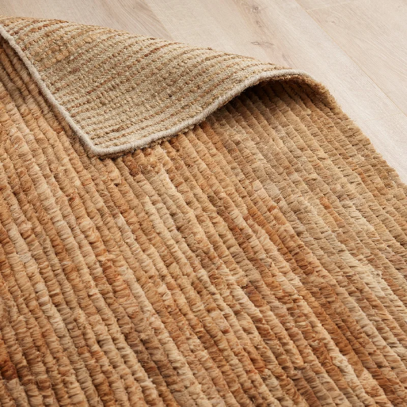 Leys Hand Knotted Jute Rug - Natural & Brown