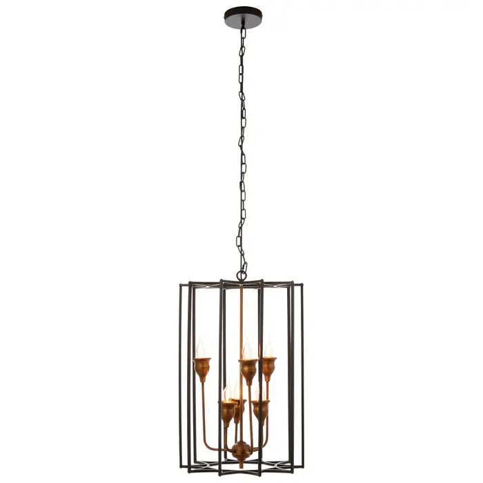 Track lighting for updating office lobbiesHounslow 6 Bulb Pendant Lamp