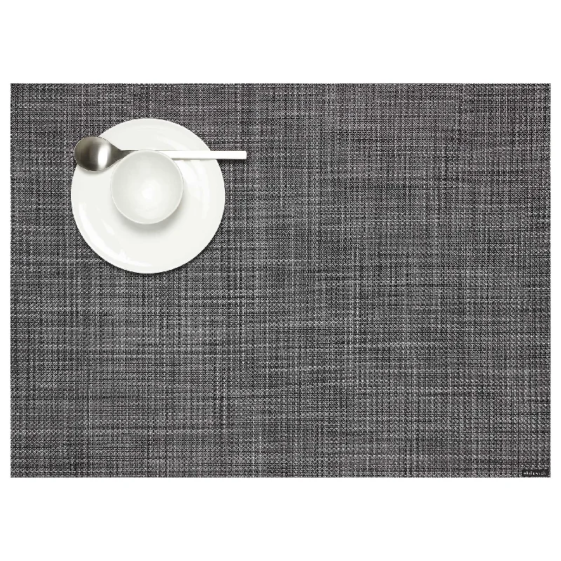 Cool Grey Mini Basketweave Placemats & Runner by Chilewich