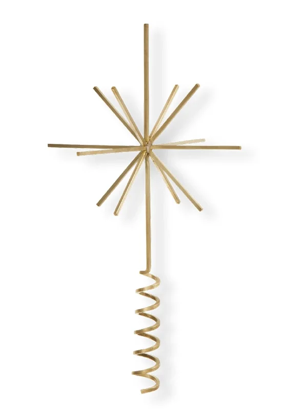 Brass Christmas Tree Top Star