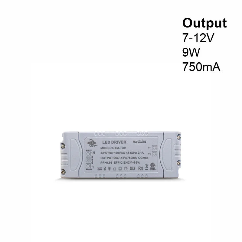 OTTIMA OTM-TD9 Constant Current LED Driver, 750mA 7-12V 9W