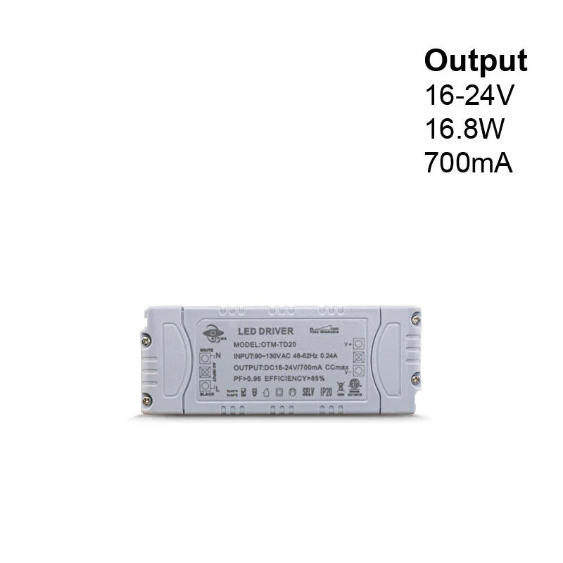 OTTIMA OTM-TD20 Constant Current LED Driver, 700mA 16-24V 16.8W