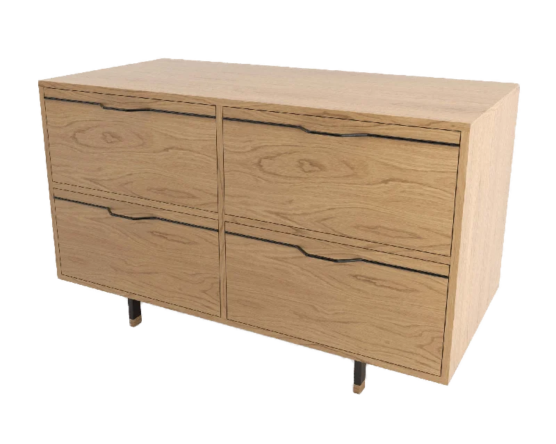 Chapman Small Storage Dresser Cabinet - White Oak