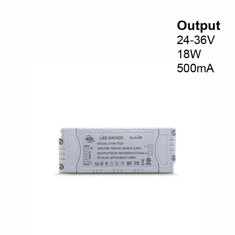 OTTIMA OTM-TD20 Constant Current LED Driver 500mA 24-36V 18W