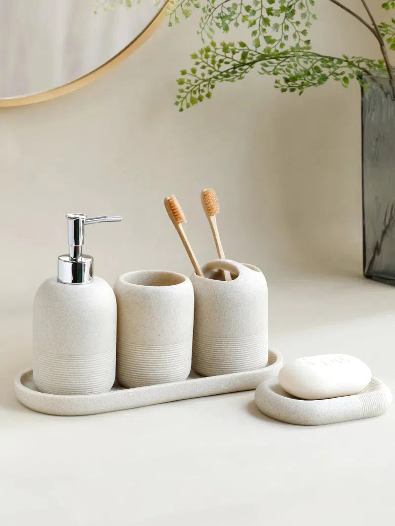 Naya Stone Bathroom Accessories Set