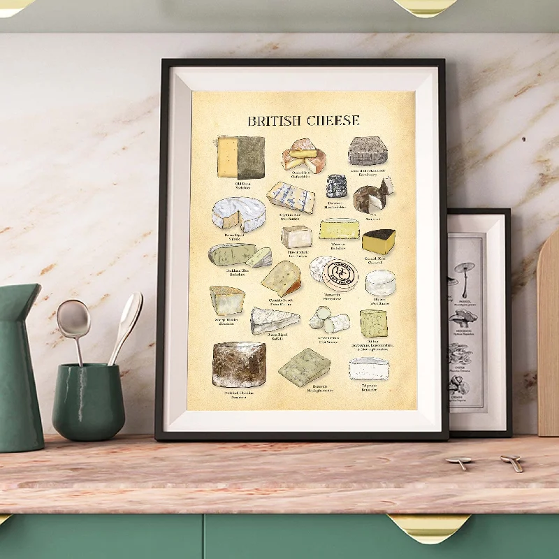 British Cheese Poster