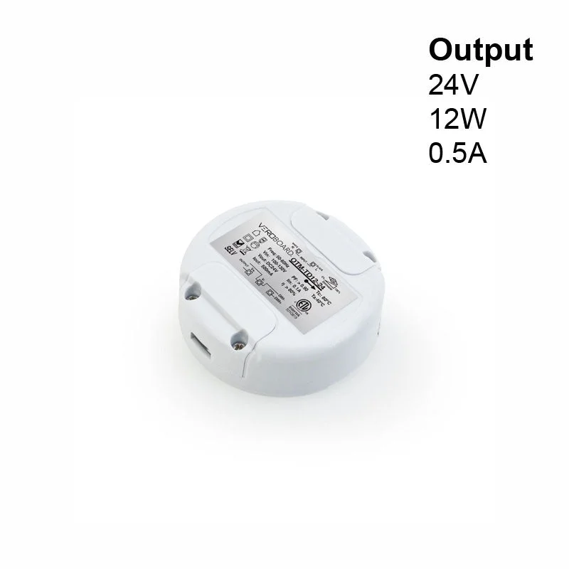 OTM-TD12-24 Constant Voltage LED Driver, 0-10V Dimming LED Driver 24V 12W