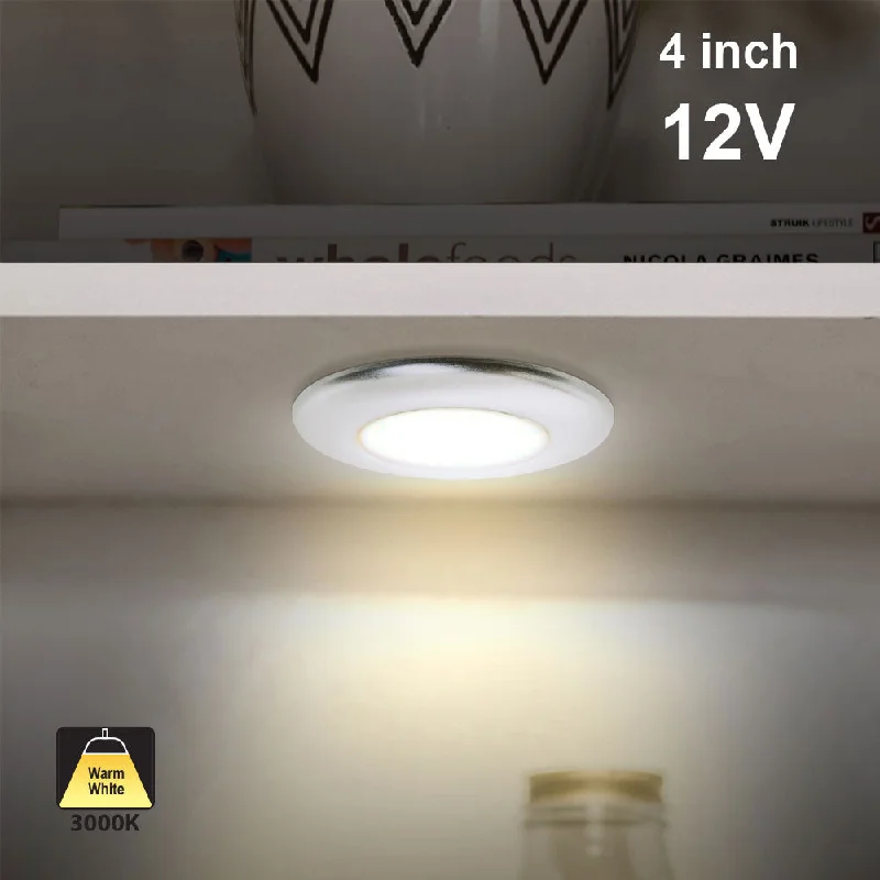 4 inch Round LED Under Cabinet Lights  MC3RD, 12V 2W