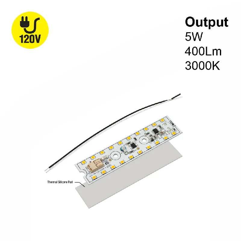 4 inch Slim ZEGA LED Module SLM 04-005W-930-120-S1-Z1A, 120V 5W 3000K(Warm White)