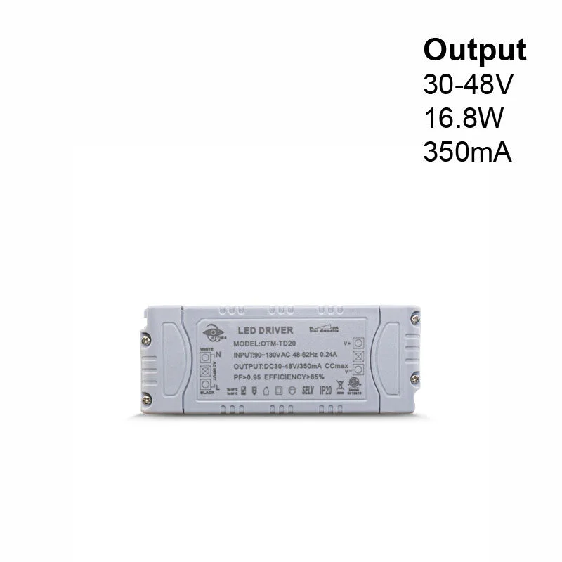 OTTIMA OTM-TD20 Constant Current LED Driver, 350mA 30-48V 16.8W