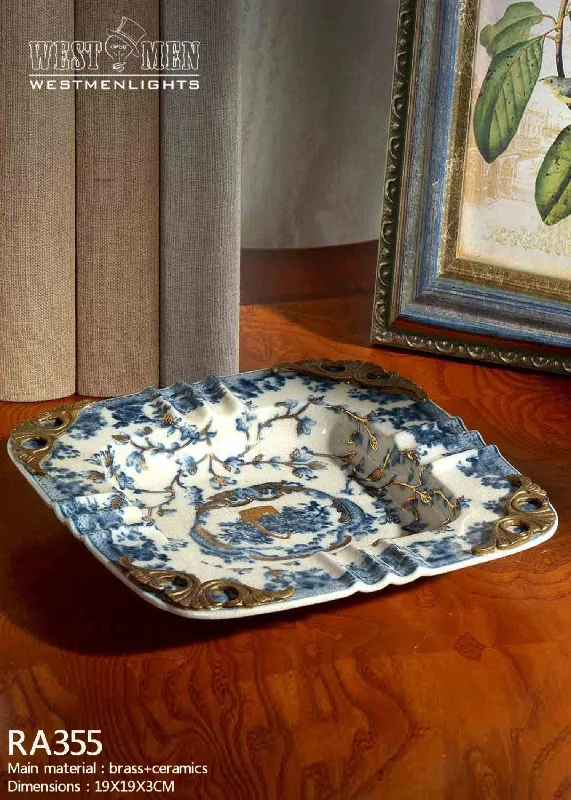 Bronze Mounted Porcelain Dish