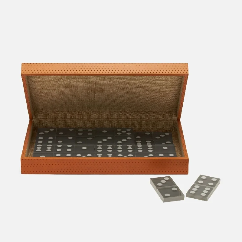 Dayton Leather Domino Set