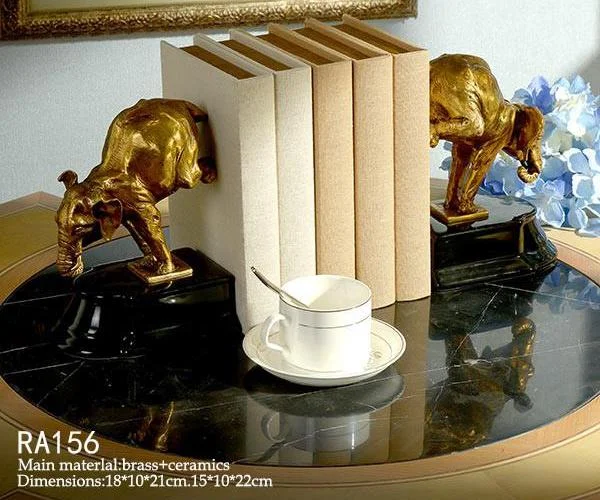 Ormolu Mouted Bull Bookends