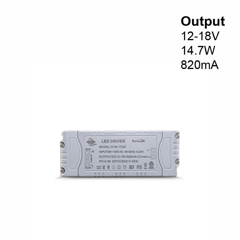 OTTIMA OTM-TD20 Constant Current LED Driver 820mA 12-18V 14.7W