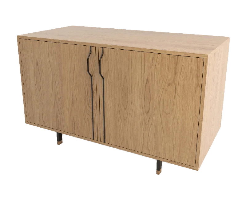 Chapman Double Unit Storage Cabinet - White Oak