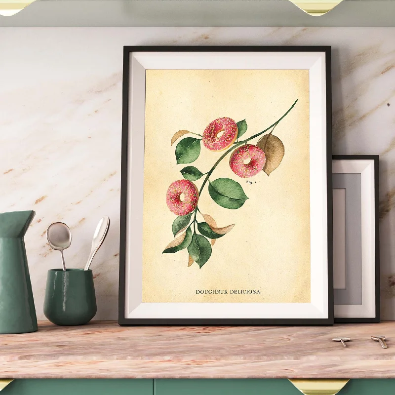 Botanical Doughnut Print