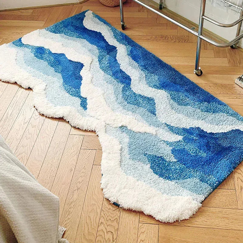 Ocean Tide Tufted Rug & Bath Mat