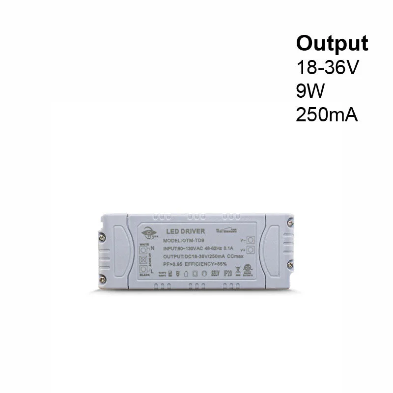 OTTIMA OTM-TD9 Constant Current LED Driver, 250mA 18-36V 9W