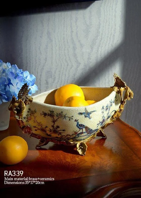 Golden Peacock Compote