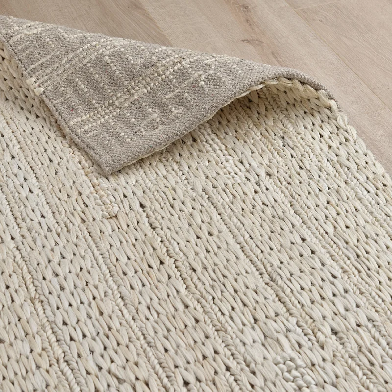 Brigg Hand Woven Jute Rug - Cream