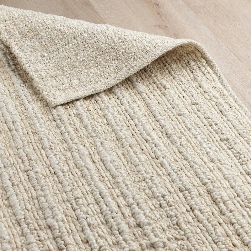 Eyton Hand Woven Jute Rug - Cream