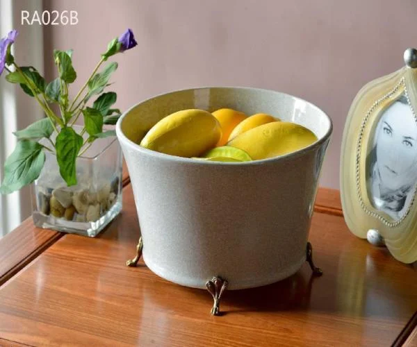 Modern European Porcelain Fruit Bowl Handmade