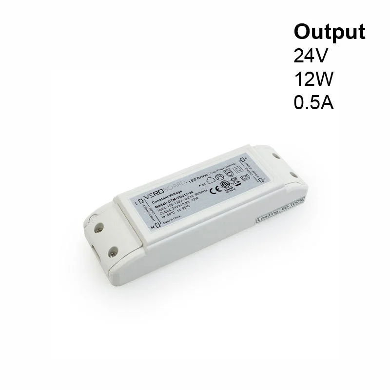 OTM-TDJ12-24 Triac dimmable Constant Voltage LED Driver, 24V 0.5A 12W