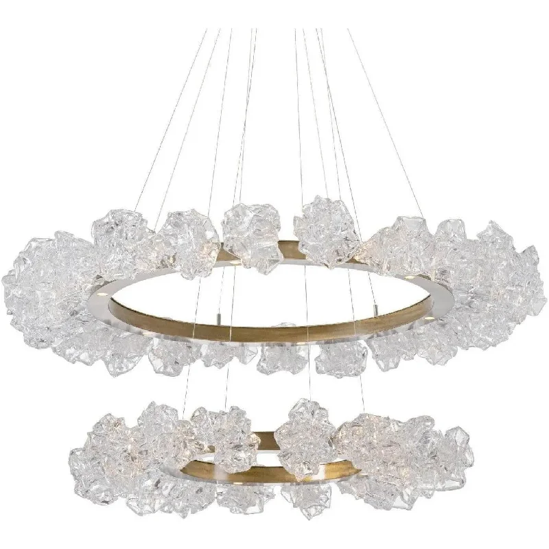 Track lighting for modernizing traditional interiorsTwo Tier Blossom Ring Chandelier, 50-Inch Track lighting for modernizing traditional interiorsTwo Tier Blossom Ring Chandelier, 50-Inch