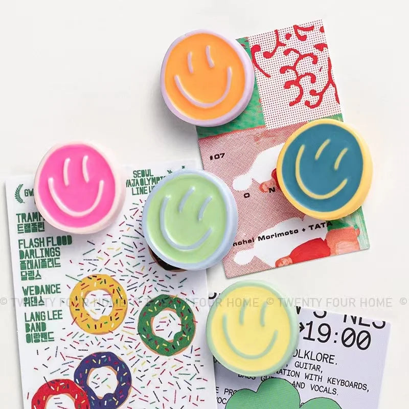 Happy Face Cartoon Magnets