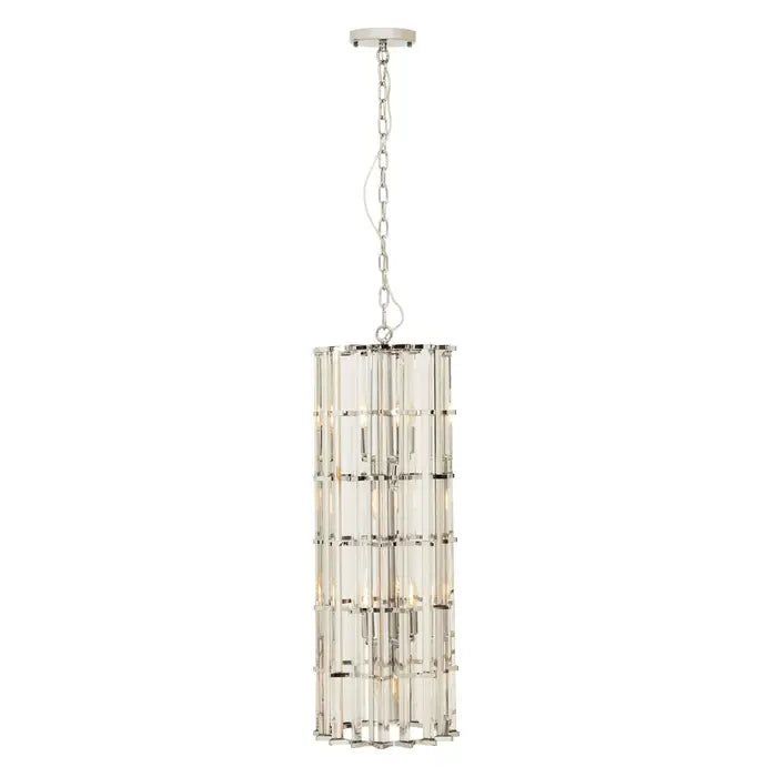 Kearney Vertical Lantern Ceiling Lights- Brass & Chrome Finishes