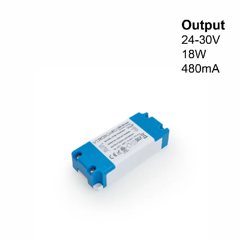 OTM-TD252800-480-18 Constant Current LED Driver, 480mA 24-30V 18W Dimmable