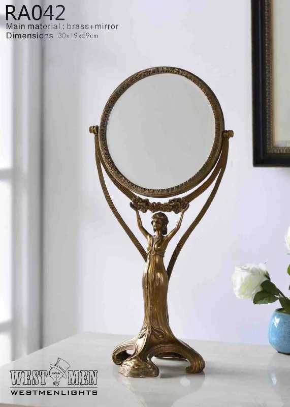 Gilt Brass Ormolu Mirror