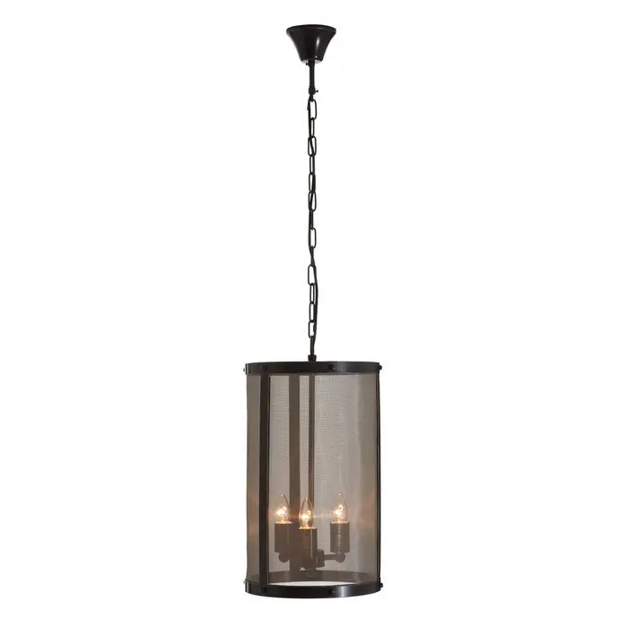 Rustic track lighting for farmhouse decorHythe Black Pendant Light With Hints of Gold