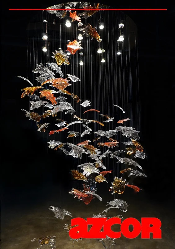 Bohemian Glass | Oak Leaves Chandelier 1200Ø