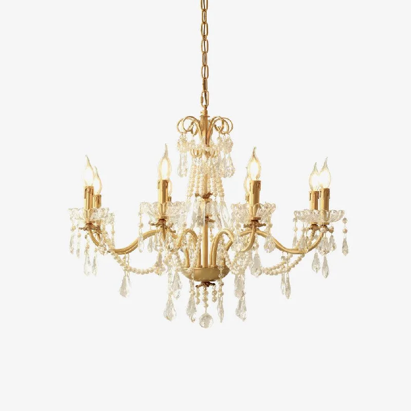 Crystal Pearl Chandelier