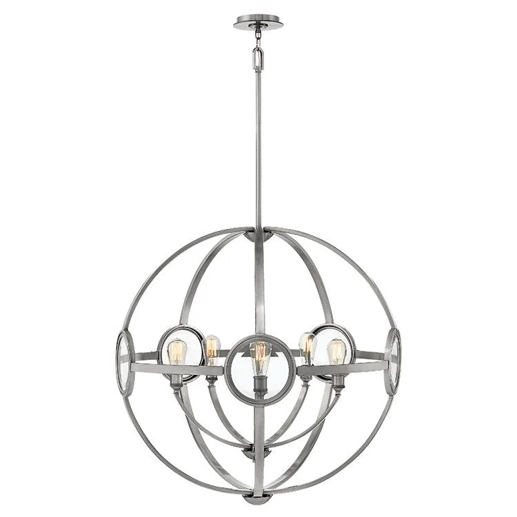 Chandeliers with Venetian Glass for a Luxurious LookFulham Five-Light Single-Tier Pendant