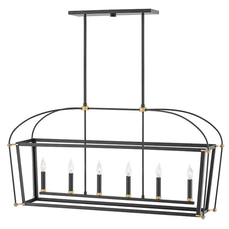 Selby Six-Light Linear Chandelier