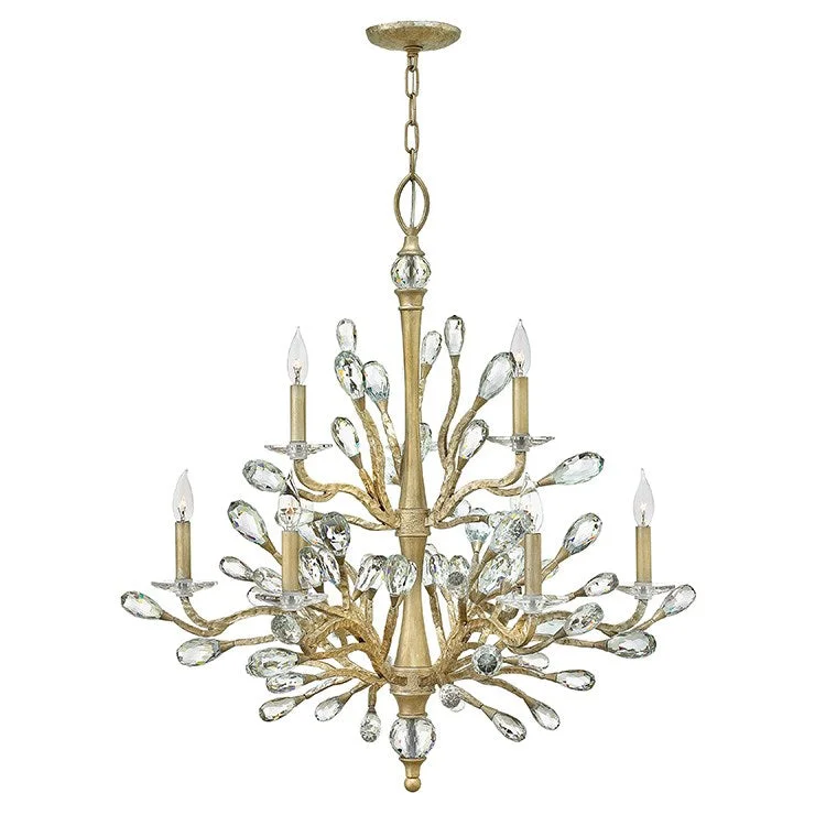 Eve Nine-Light Two-Tier Chandelier