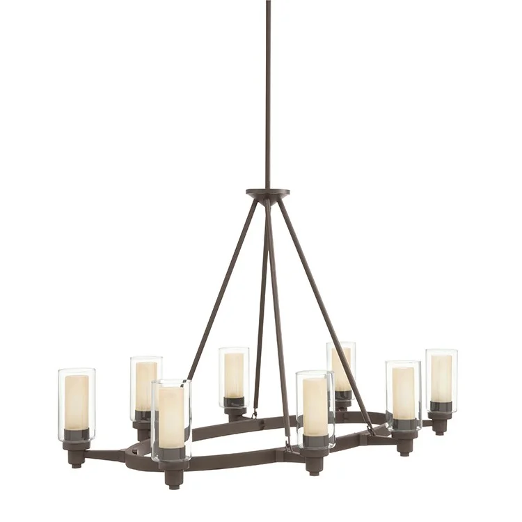 Circolo Eight-Light Oval Chandelier