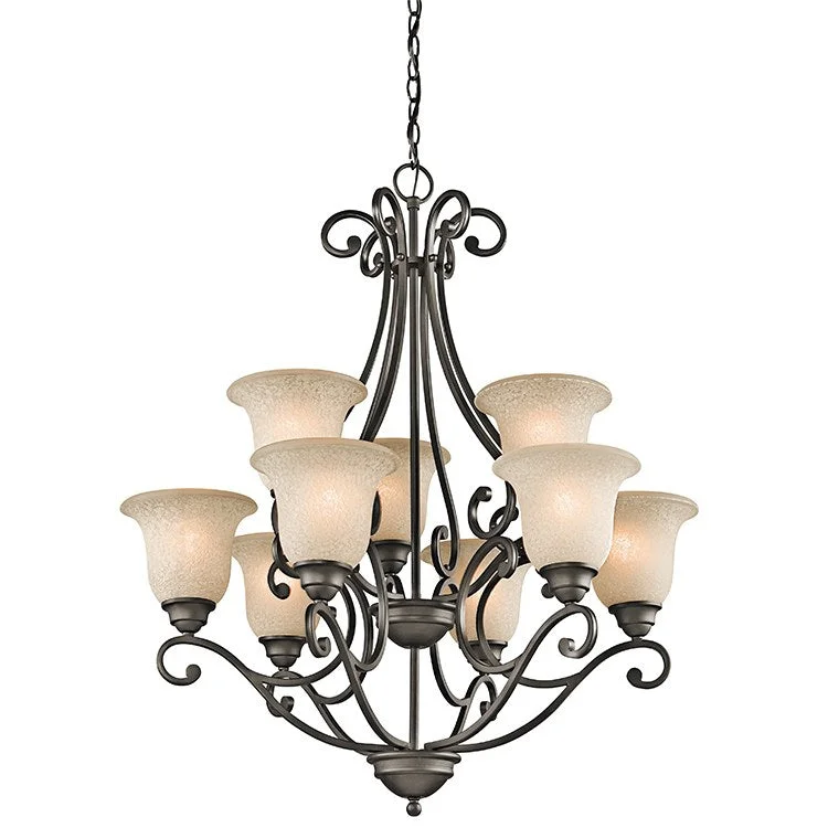 Camerena Nine-Light Two-Tier Chandelier