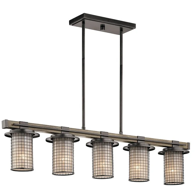 Ahrendale Five-Light Linear Chandelier