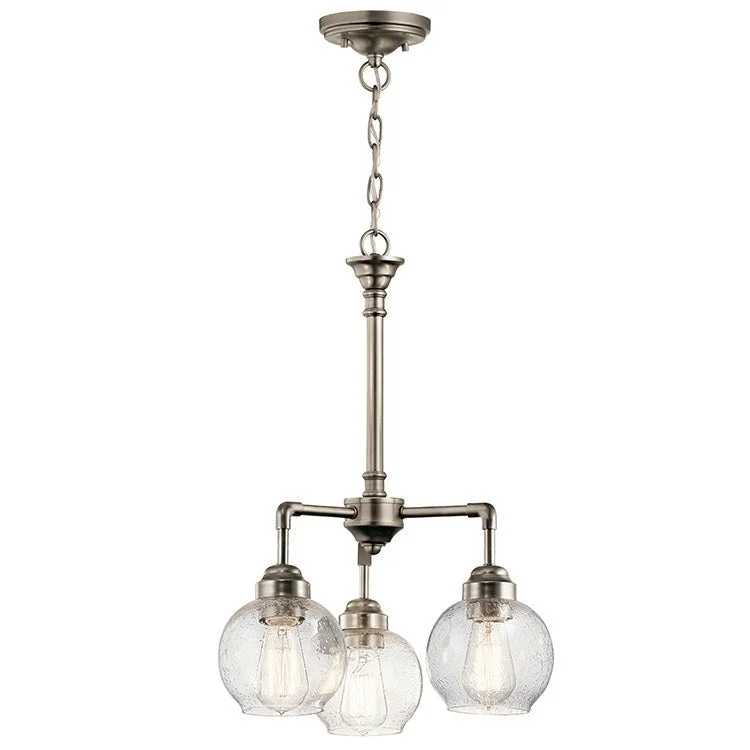 Niles Three-Light Chandelier/Semi-Flush Mount Ceiling Fixture