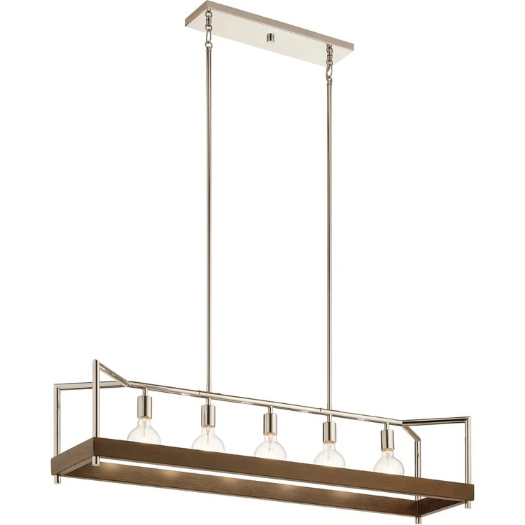 Tanis Five-Light Linear Chandelier